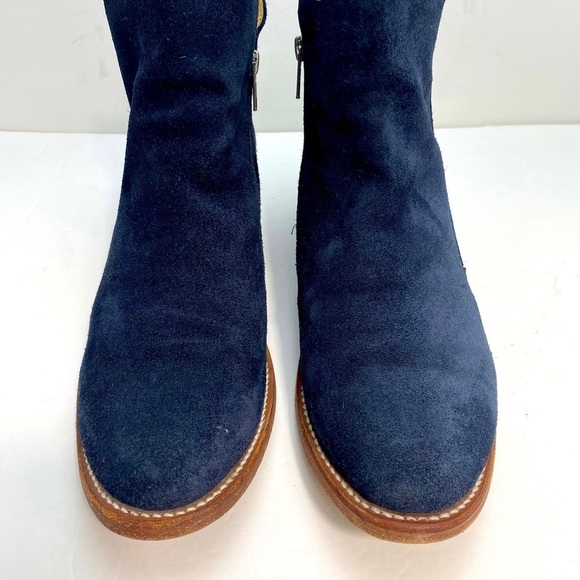 MARCIANTE and Company Suede Chelsea Boot in Navy Blue Size 9.5 - Picture 3 of 12